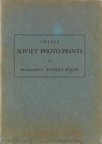 MARGARET BOURKE-WHITE. A pair of portfolios, each entitled Twelve Soviet Photo-Prints.